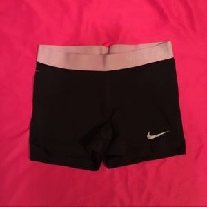 Black Nike pro Spandex shorts